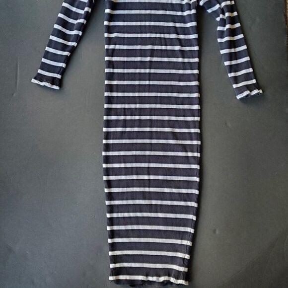 Torrid Striped Long Sleeve Knit Dress - Picture 4 of 9